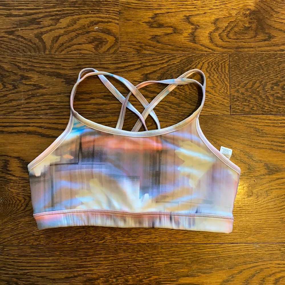 Athleta Girl Printed Sports Bra for Girls- Size 12